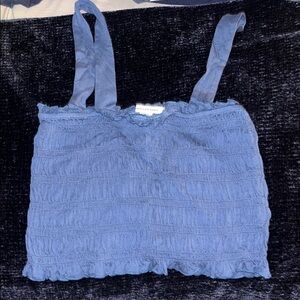American Eagle Outfitters Blue Tank Top